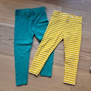 2 pairs of mini Boden leggings 3/4